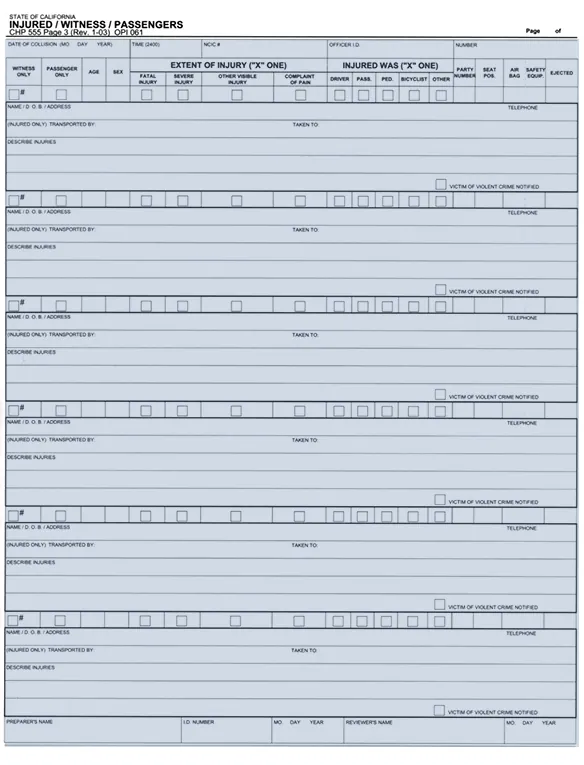California Accident Report, best personal injury attorney
