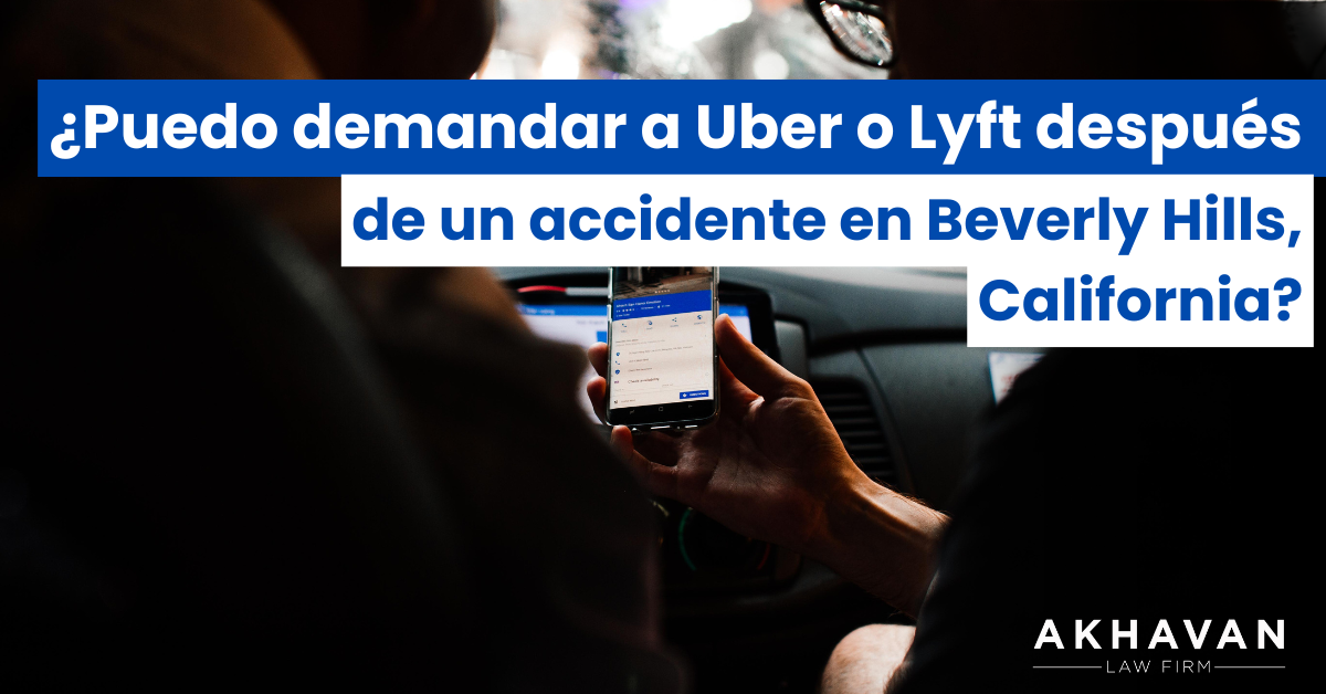 Abogado Uber Lyft Beverly Hills