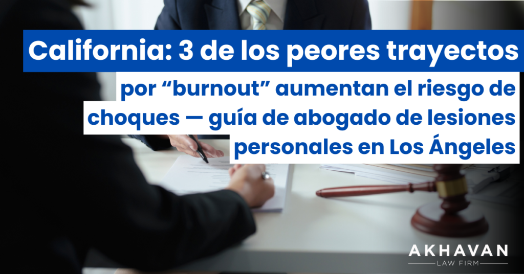 abogado de lesiones personales en Los Ángeles