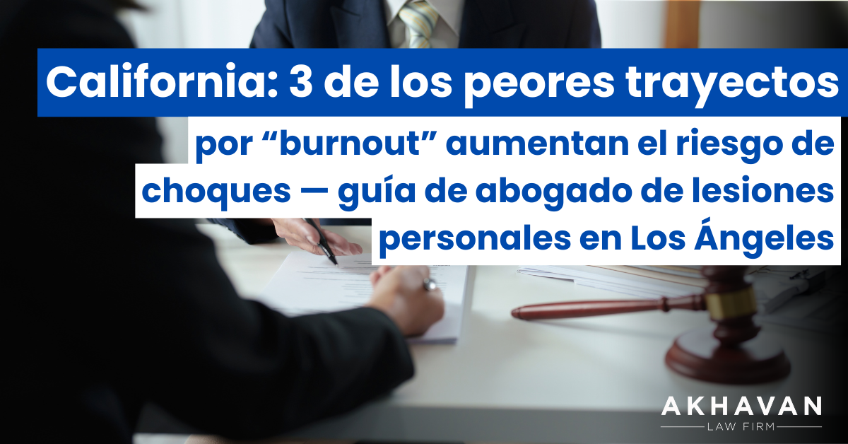 abogado de lesiones personales en Los Ángeles