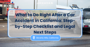 What to Do Right After a Car Accident in California: Step-by-Step Checklist and Legal Next Steps