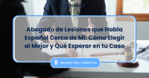 Abogado de Lesiones que Habla Español Cerca de Mí: Cómo Elegir al Mejor y Qué Esperar en tu Caso