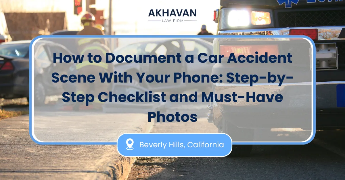 How to Document a Car Accident Scene With Your Phone