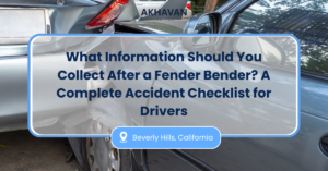 What Information Should You Collect After a Fender Bender? A Complete Accident Checklist for Drivers