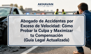 Abogado de Accidentes por Exceso de Velocidad: Cómo Probar la Culpa y Maximizar tu Compensación (Guía Legal Actualizada)