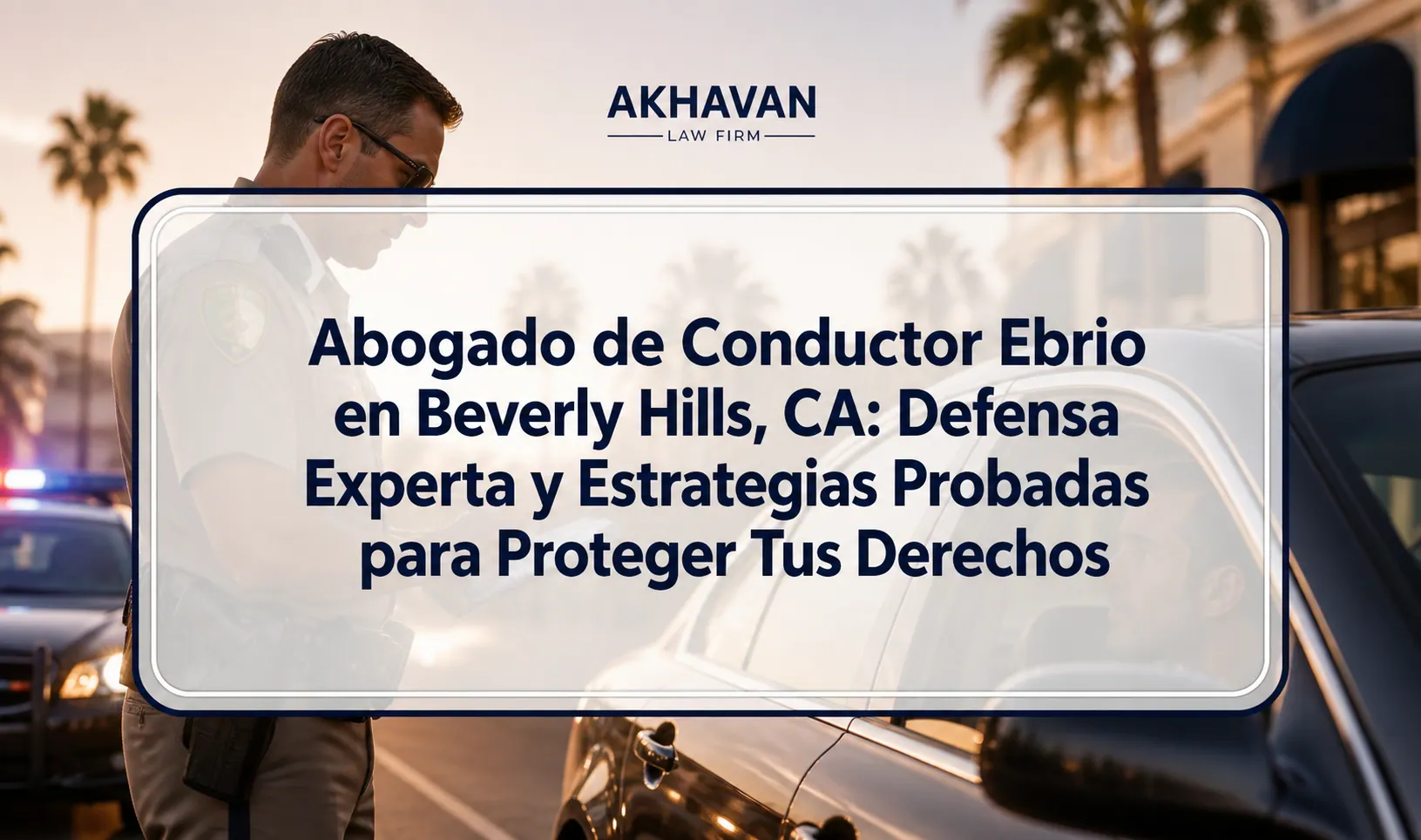 Abogado de conductor ebrio en Beverly Hills