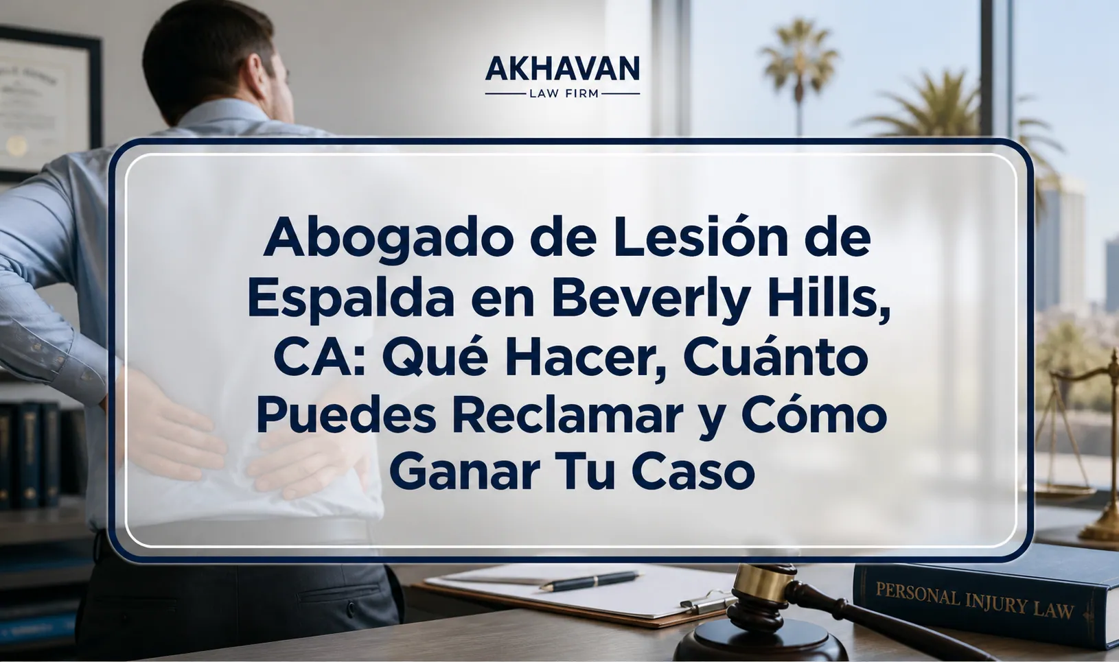 Abogado de lesión de espalda en Beverly Hills