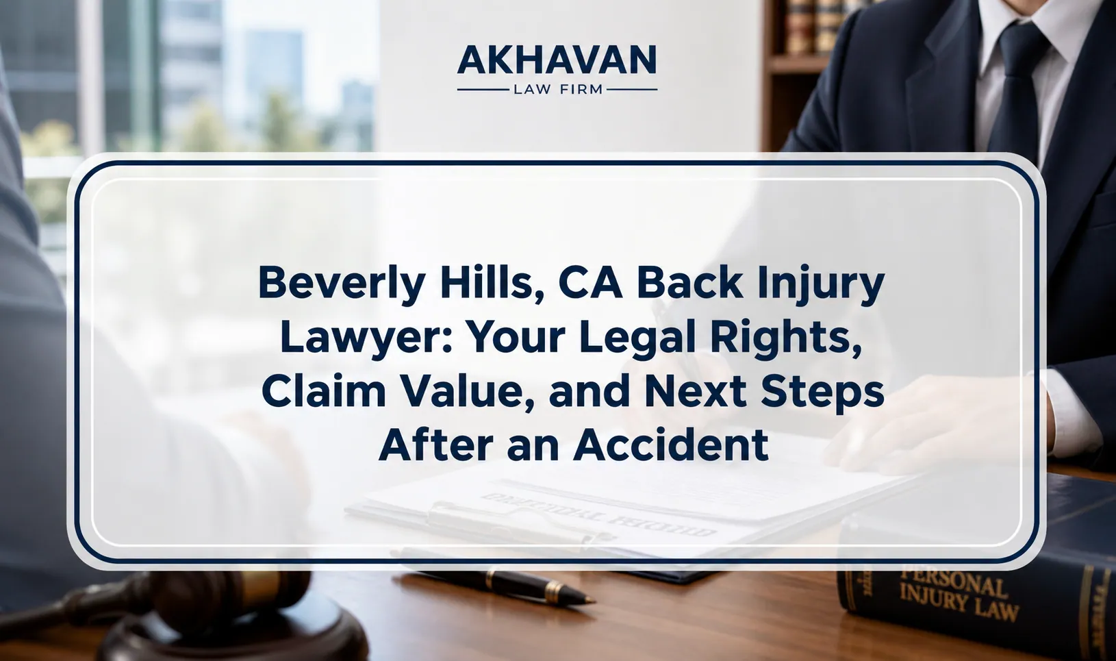 Beverly Hills back injury lawyer