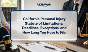California Personal Injury Statute of Limitations: Deadlines, Exceptions, and How Long You Have to File