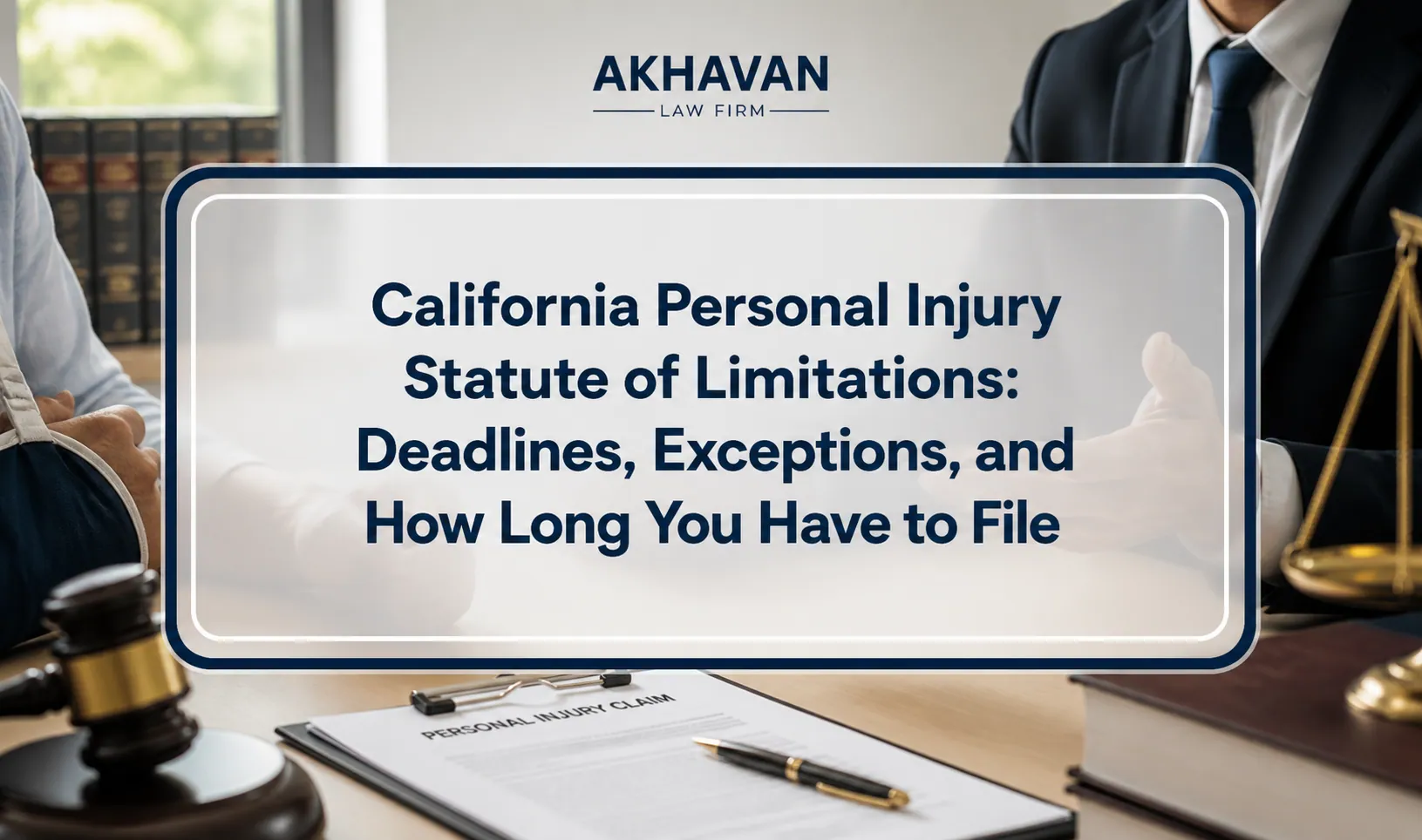 California personal injury statute of limitations