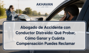 Abogado de Accidente con Conductor Distraído: Qué Probar, Cómo Ganar y Cuánta Compensación Puedes Reclamar