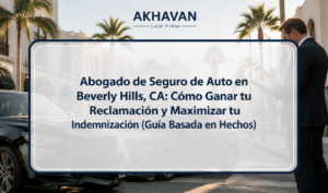 Abogado de Seguro de Auto en Beverly Hills, CA: Cómo Ganar tu Reclamación y Maximizar tu Indemnización (Guía Basada en Hechos)
